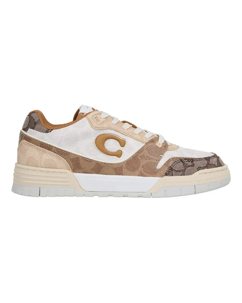 Coach Low-Top Sneaker  Soho Sneaker With Mixed Signature braun Braun
