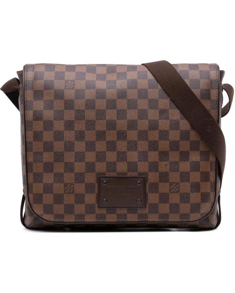 Louis Vuitton Hobo Bags Damier Ebene Brooklyn MM braun Braun