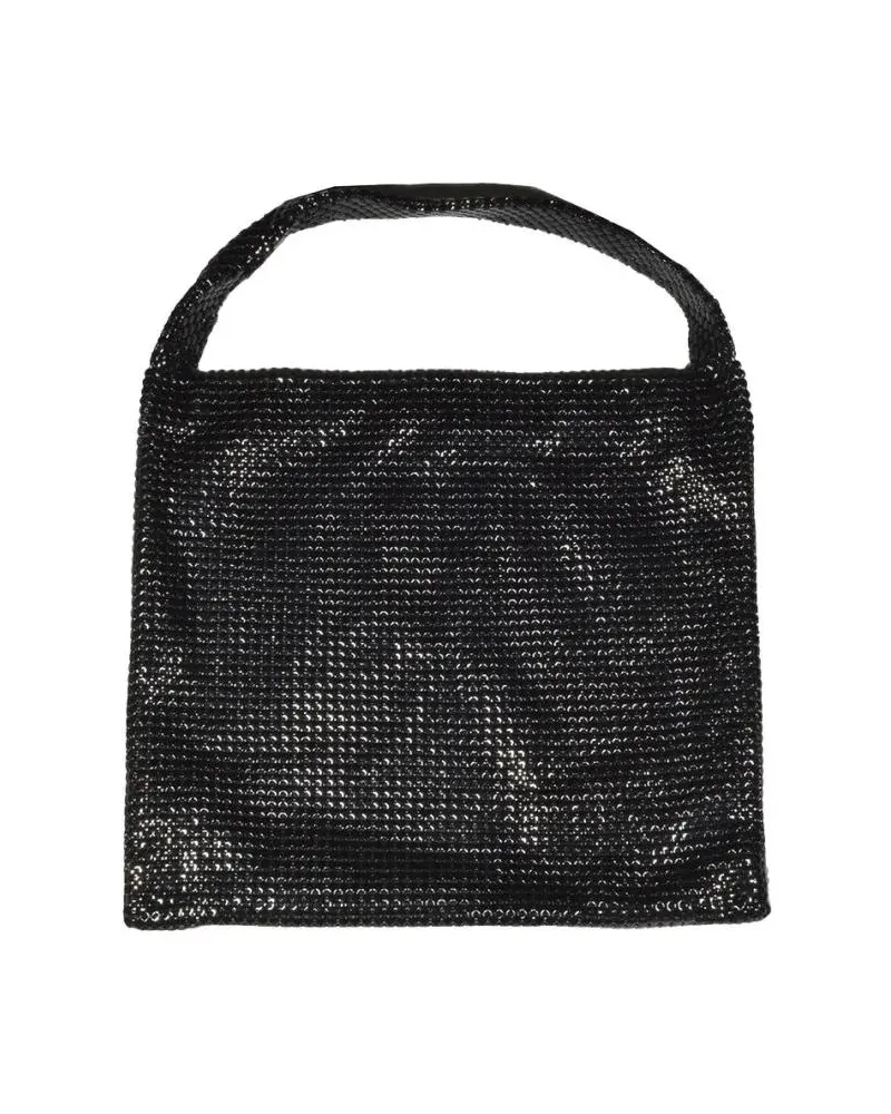 Paco Rabanne Crossbody Bags Black Medium Pixel Chain Bag schwarz Schwarz