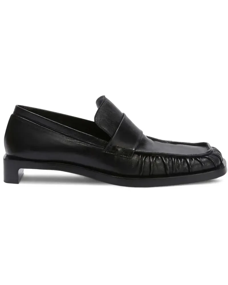 Jil Sander Loafer Heeled Loafer Black schwarz Schwarz
