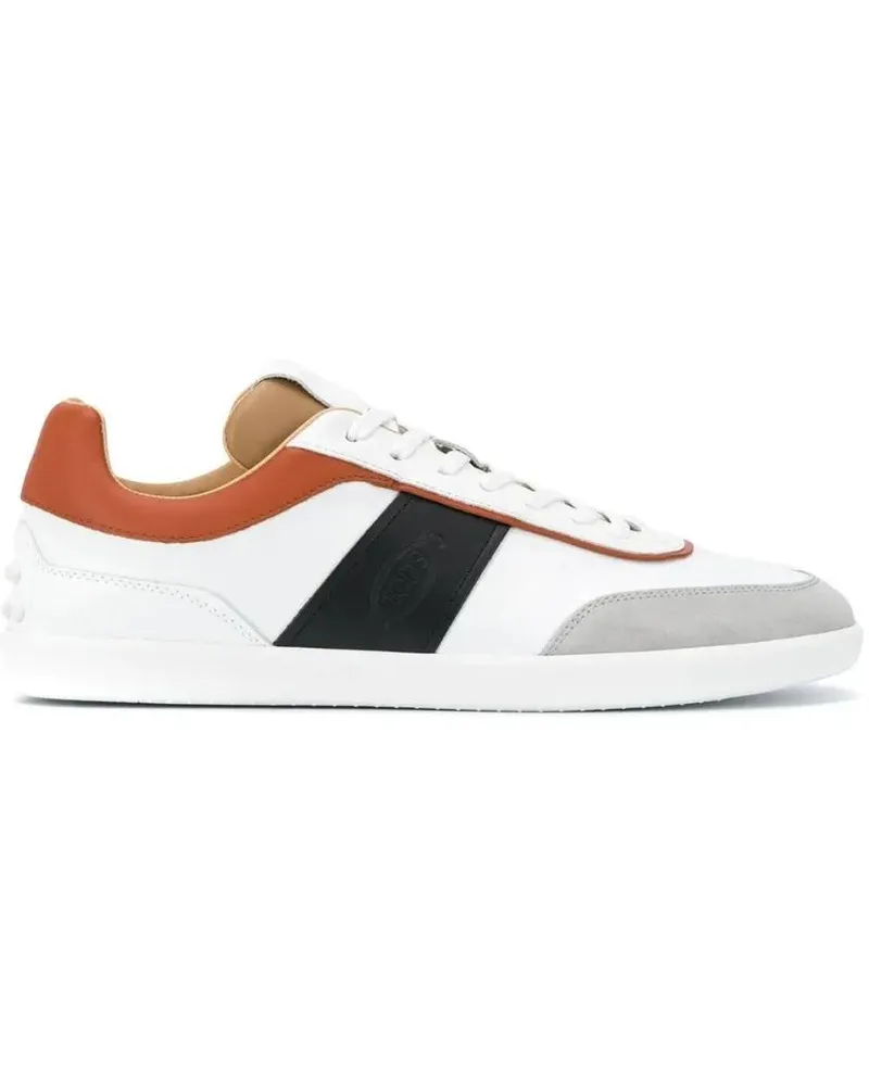 TOD'S Low-Top Sneaker Allacciata T Cassetta Sneakers weiß Weiß