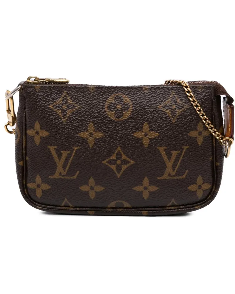 Louis Vuitton Crossbody Bags Monogram Mini Pochette Accessoires braun Braun