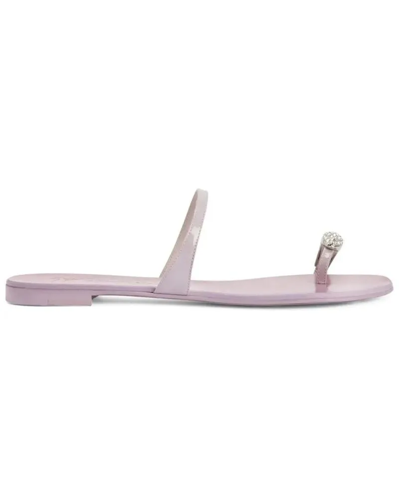 Giuseppe Zanotti Sandalen Nuvo Roll 10 Flat Sandal lila Lila