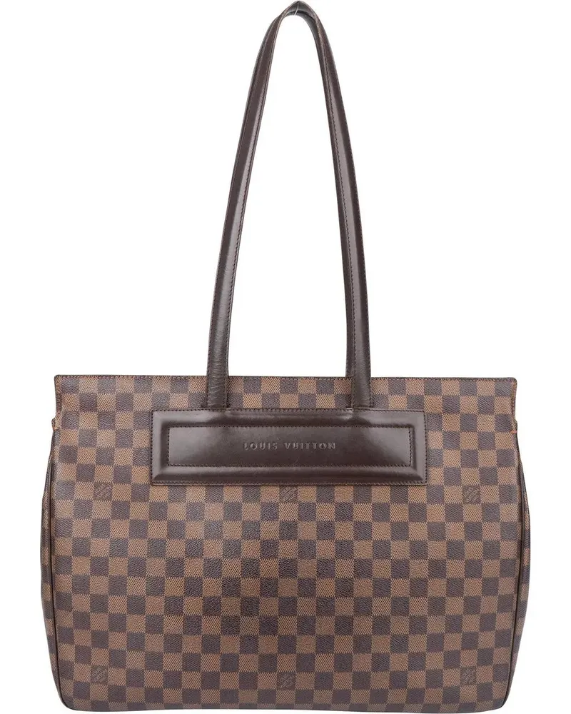 Louis Vuitton Crossbody Bags  Damier Ebene Monogram Parioli Should braun Braun