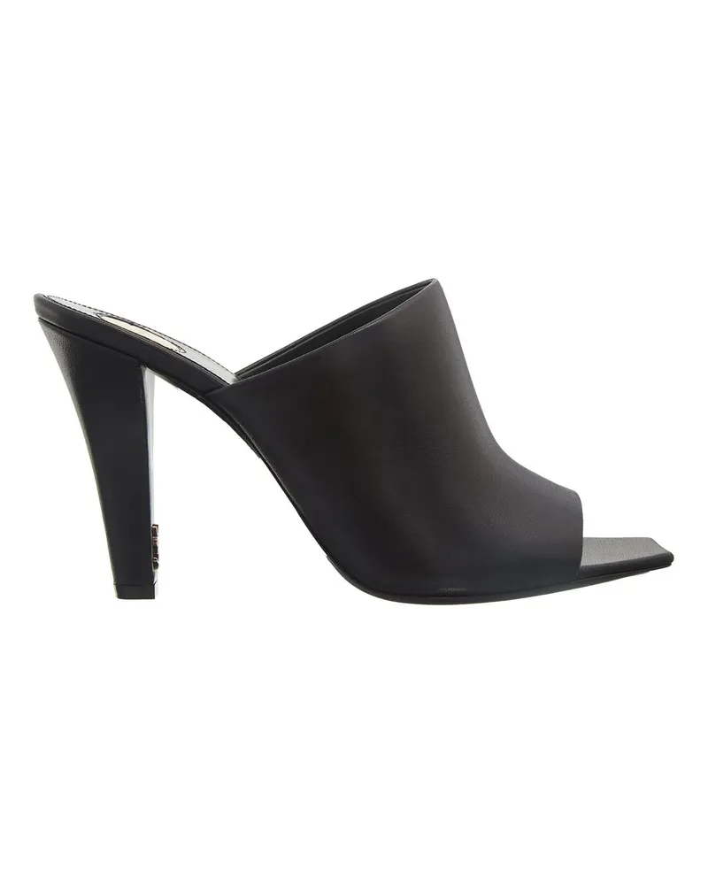 Saint Laurent Sandaletten mit Absatz Jill Mule schwarz Schwarz