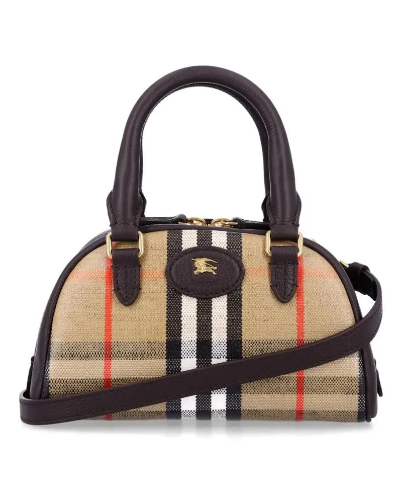 Burberry Hobo Bags Highlands Mini Bowling schwarz Schwarz