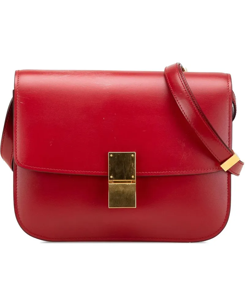 Celine Hobo Bags 2012-2024 Medium Calfskin Classic Box rot Rot