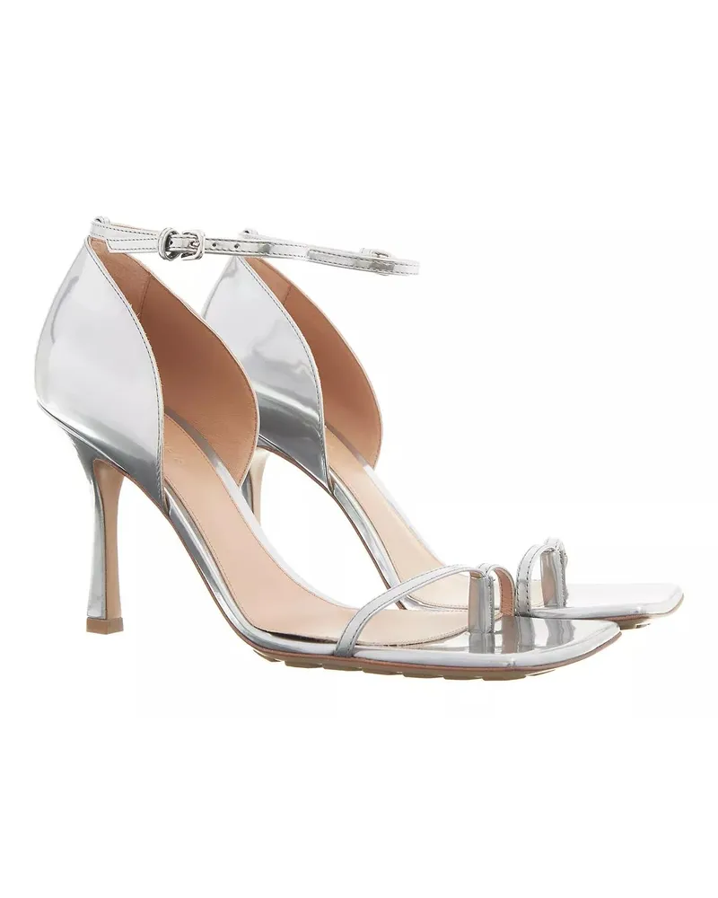 Bottega Veneta Sandalen Stretch Strap Sandals silberfarben 