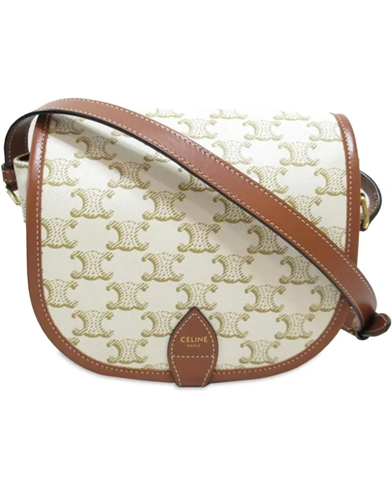 Celine Hobo Bags 2020 Monogram Triomphe Crossbody weiß Weiß
