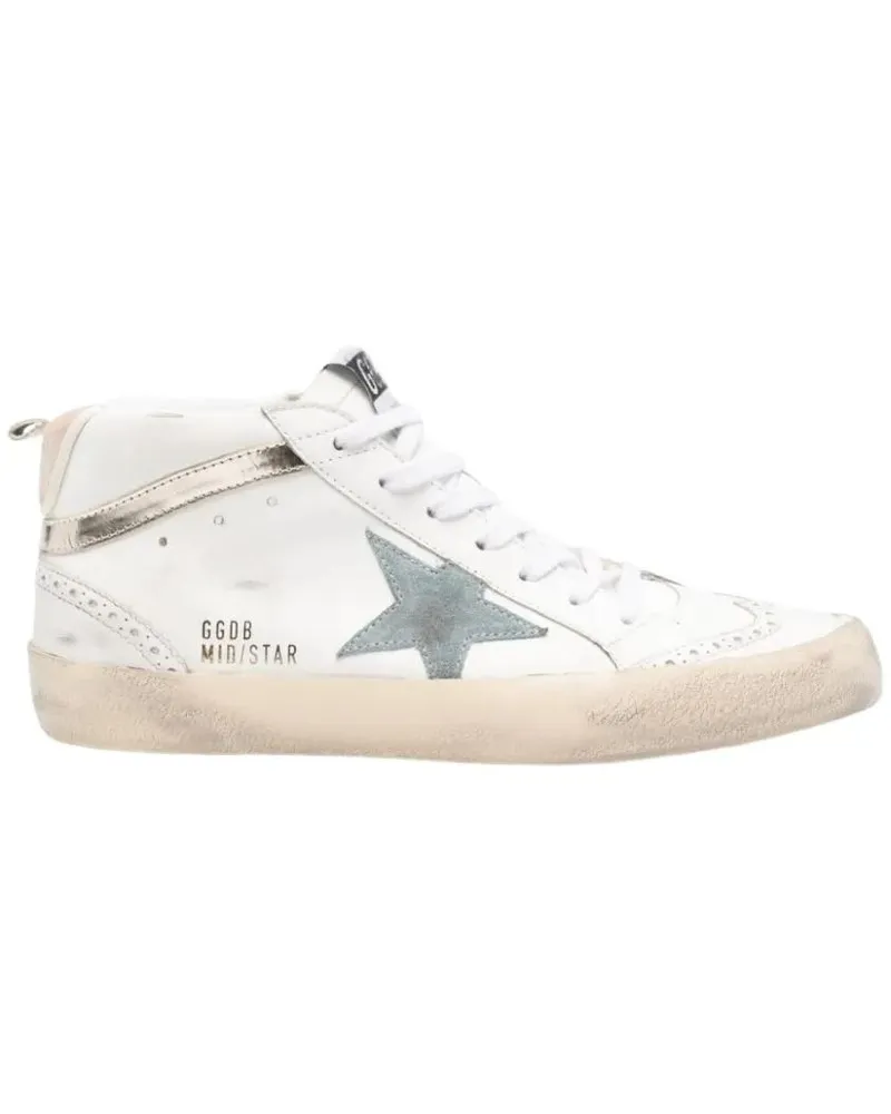 Golden Goose Low-Top Sneaker Mid Star Sneakers weiß Weiß