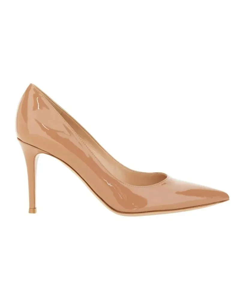Gianvito Rossi Hohe Schuhe "Gianvito 85" Décollete beige Beige
