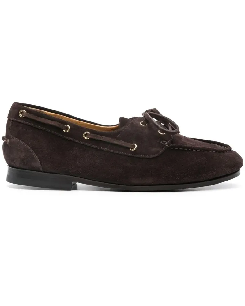 Bally Loafer Flat Shoes Ebony schwarz Schwarz