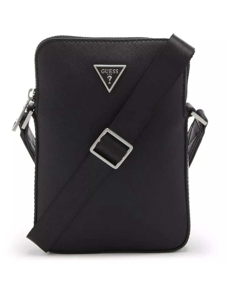 Guess Businesstaschen & Reisegepäck Certosa Saffiano Umhängetasche schwarz Schwarz