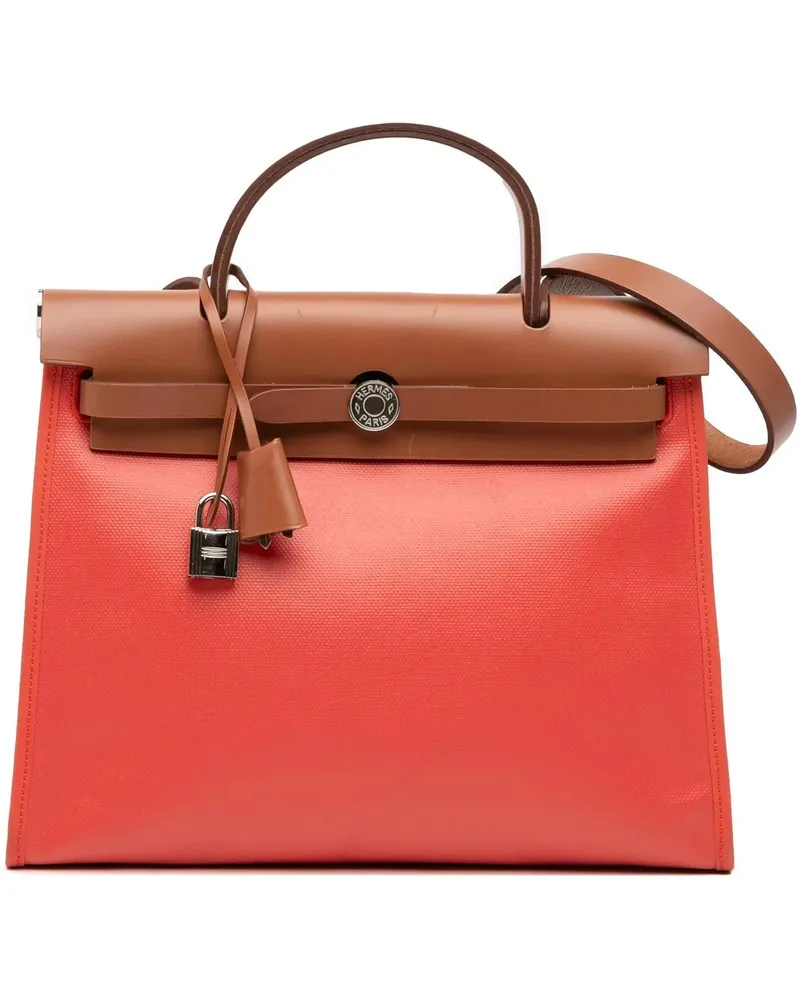 Hermès Hobo Bags Toile Herbag Zip 31 orange Orange