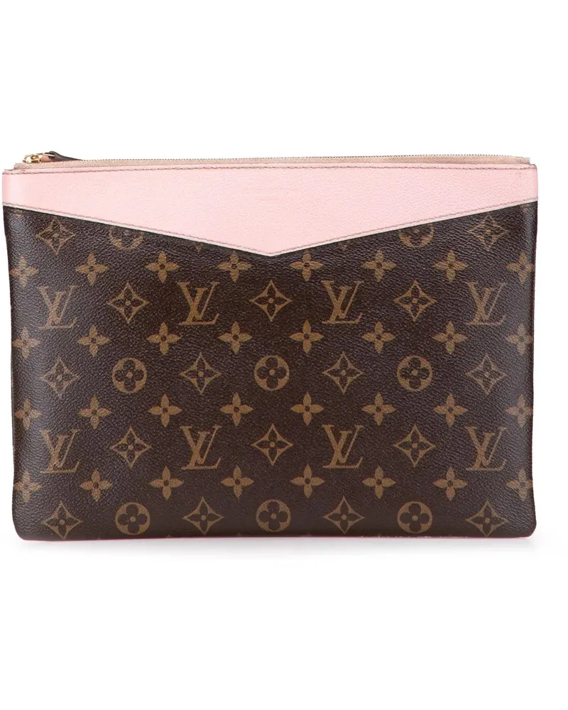 Louis Vuitton Clutches Monogram Daily Pouch braun Braun