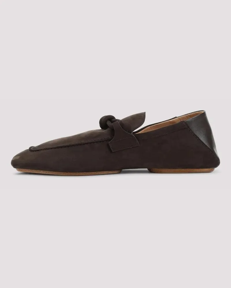 Bottega Veneta Loafer Driver With Knot Loafers schwarz Schwarz