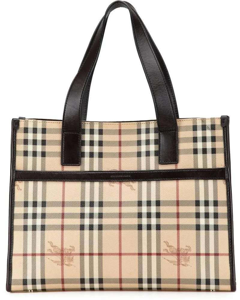 Burberry Shopper Haymarket Check PVC Tote braun Braun