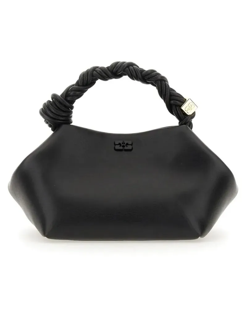 Ganni Hobo Bags "Bou" Bag Small schwarz Schwarz