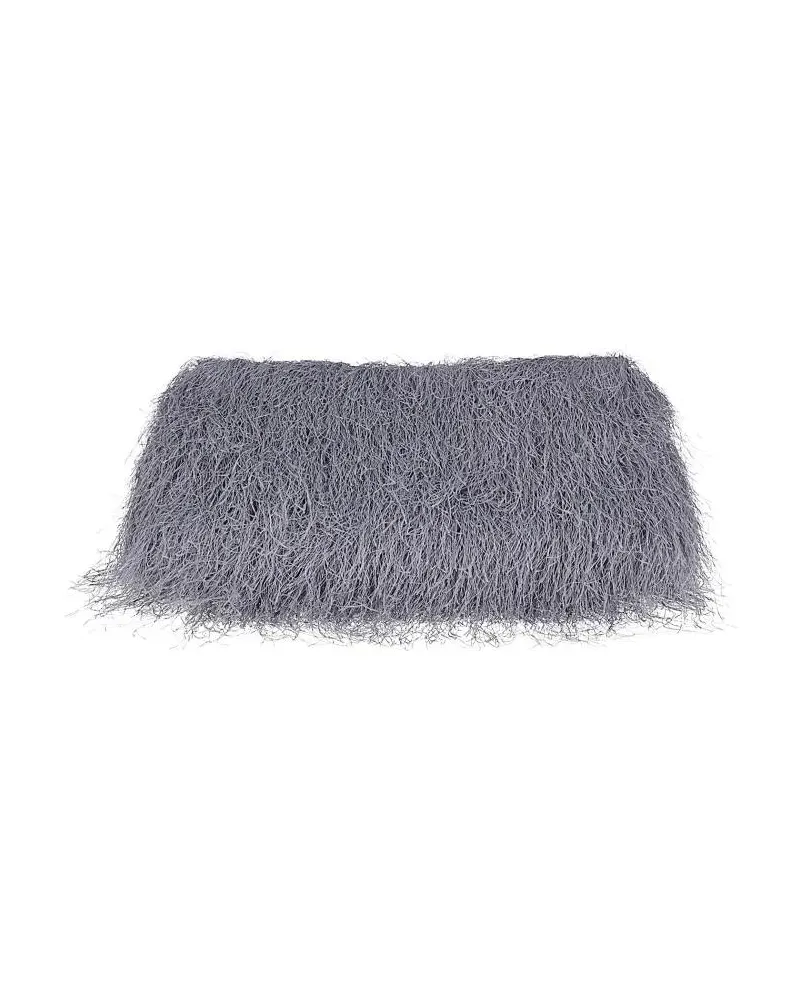Dries van Noten Clutches Structured Leather And Polyester Everyday Bag grau Grau