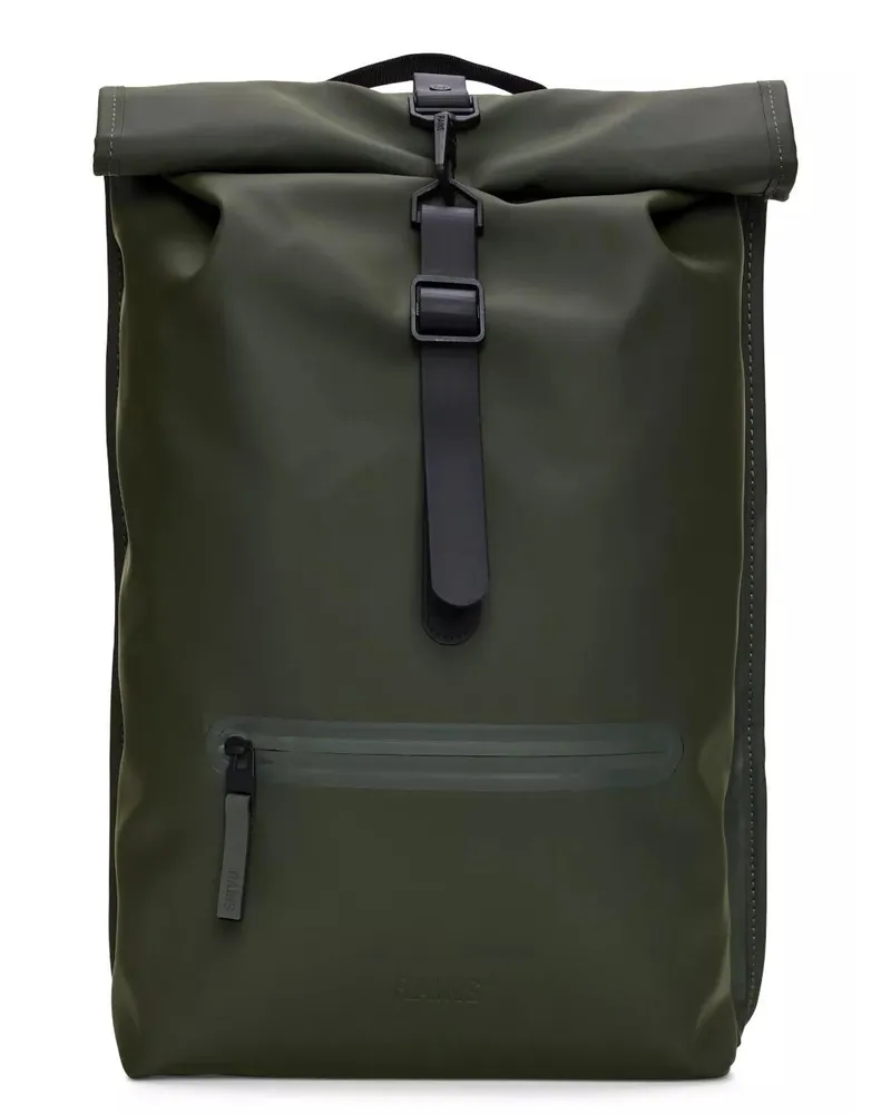 RAINS Rucksäcke Rolltop Rucksack Backpack - Synthetic - Green grün Grün