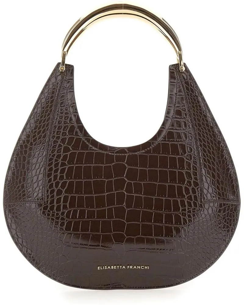 Elisabetta Franchi Crossbody Bags Bags Brown braun Braun