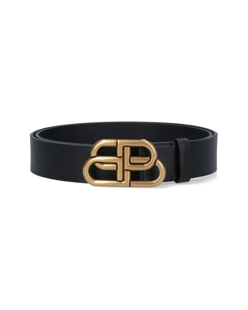 Balenciaga Gürtel "Bb" High Belt Black schwarz Schwarz