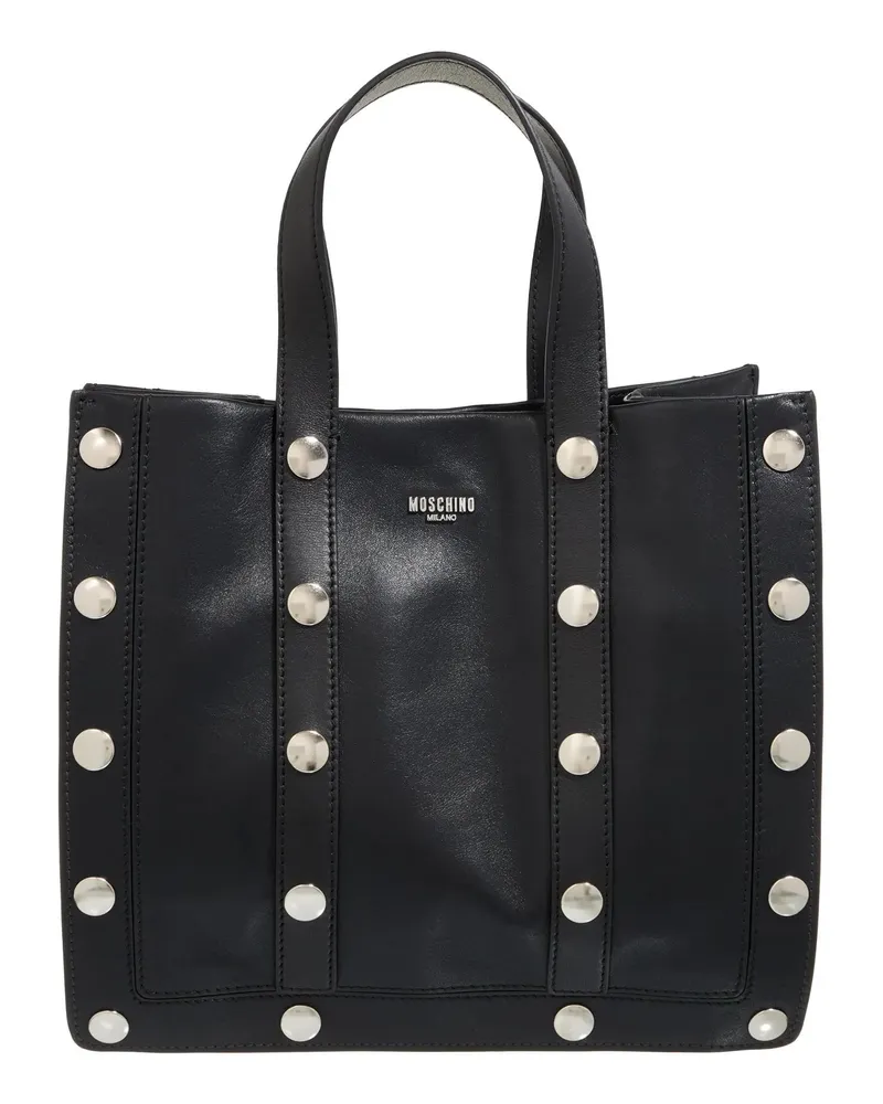 Moschino Tote  Buttons Schwarz