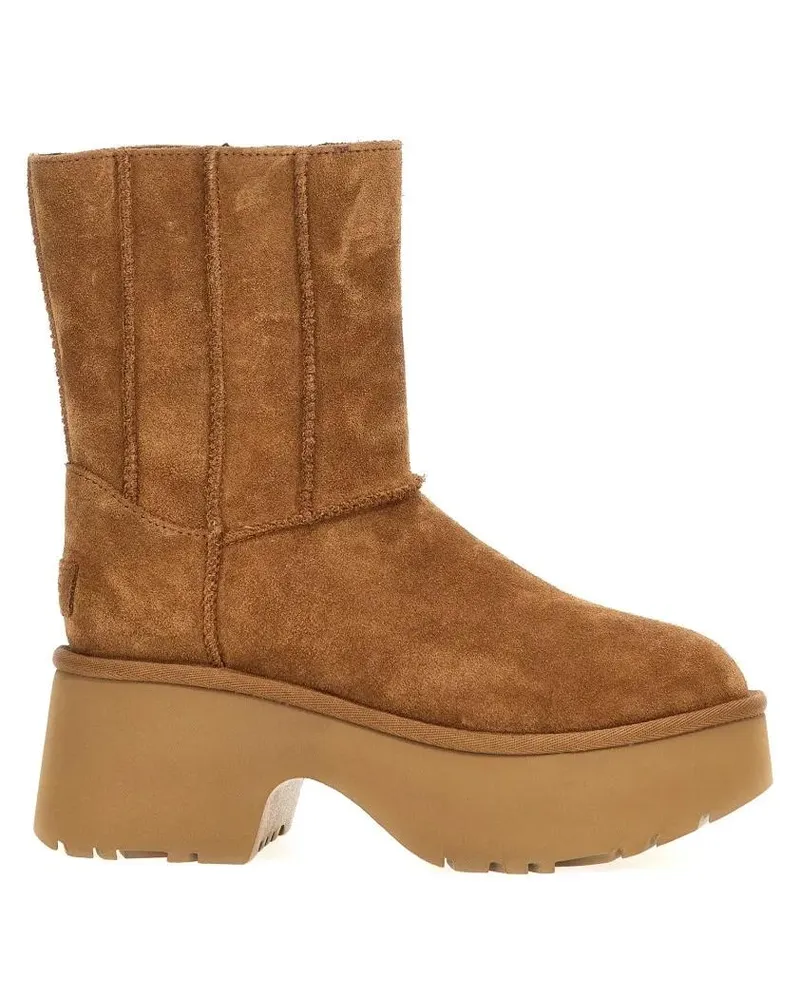 UGG Stiefel 'Classic Twin Seam New Heights' Ankle Boots braun Braun