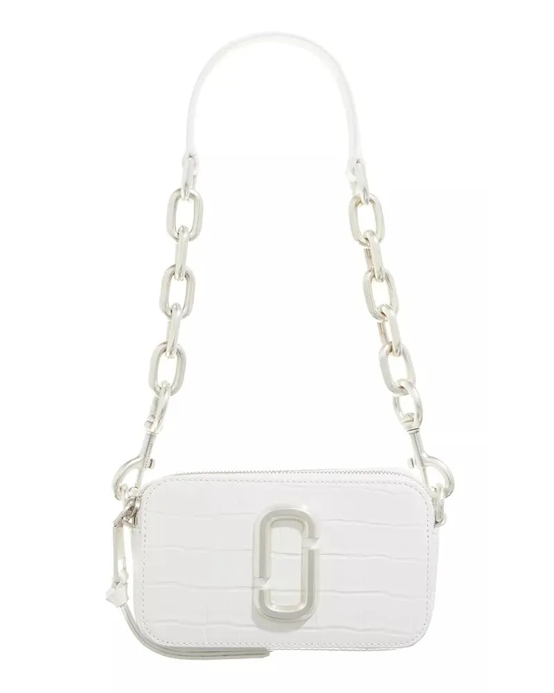 Marc Jacobs Pochettes The Snapshot Shoulder weiß Weiß