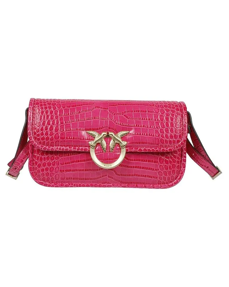Pinko Hobo Bags Love Baguette Crossbody Bag pink Rosa