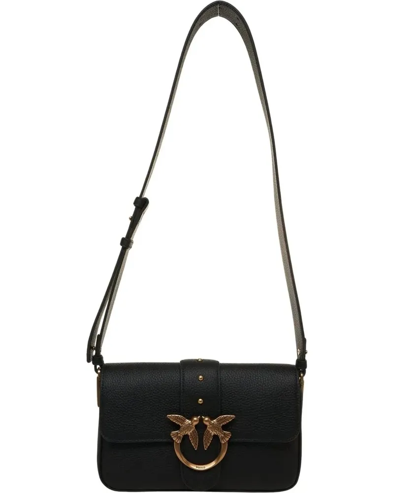 Pinko Hobo Bags Shoulder bag 'Love One Mini' schwarz Schwarz
