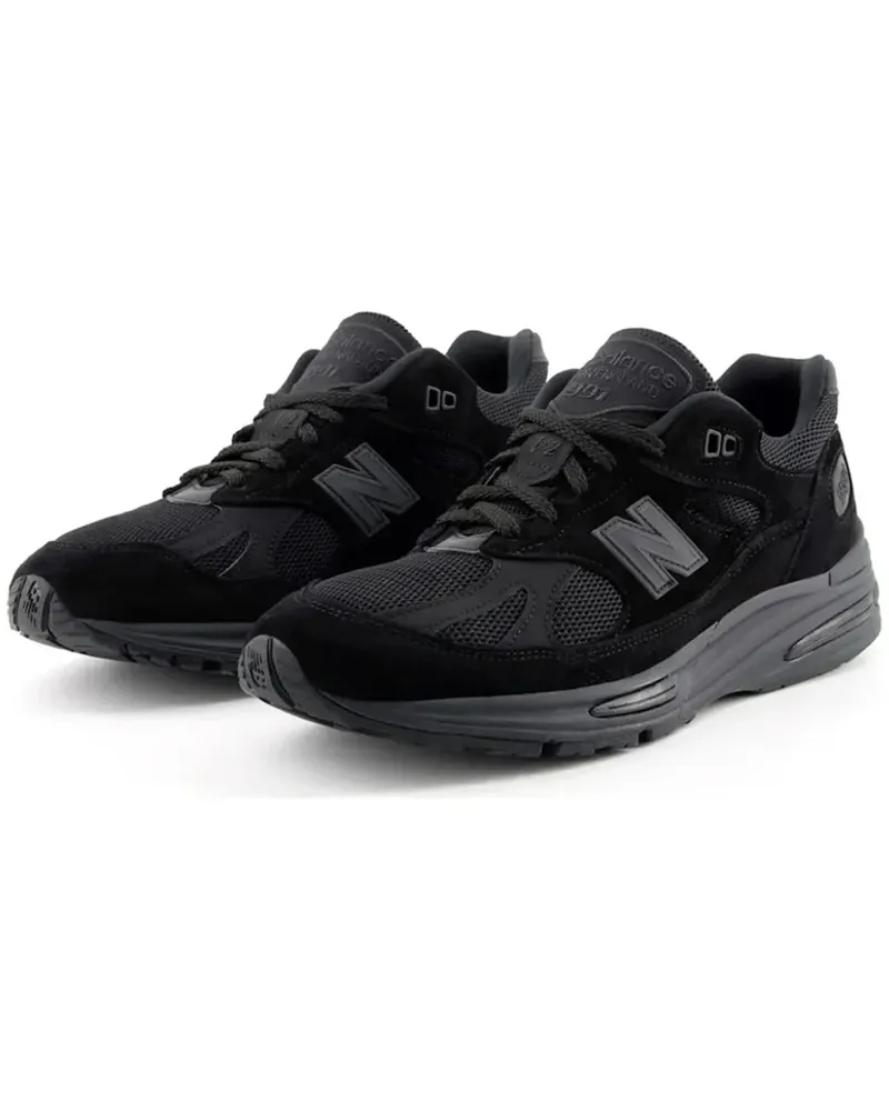 New Balance Low-Top Sneaker  991v2 MiUK Black Grey schwarz Schwarz