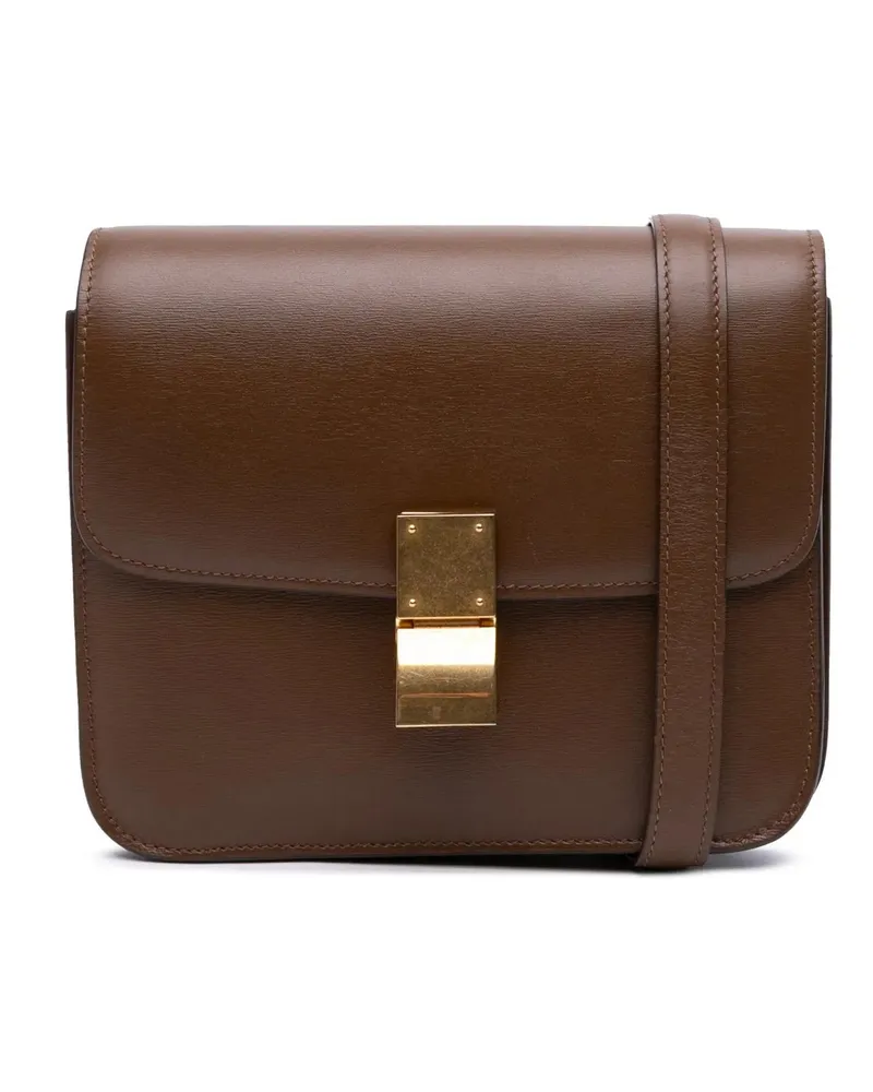 Celine Hobo Bags Teen Calfskin Classic Box braun Braun