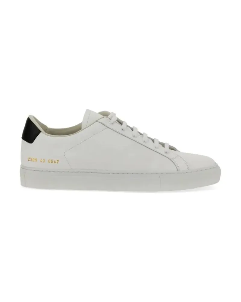 Common Projects Low-Top Sneaker Retro Classic Sneaker weiß Weiß