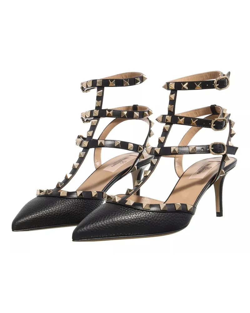 Valentino Garavani Pumps & High Heels Rockstud Ankle Strap T.65 schwarz Schwarz