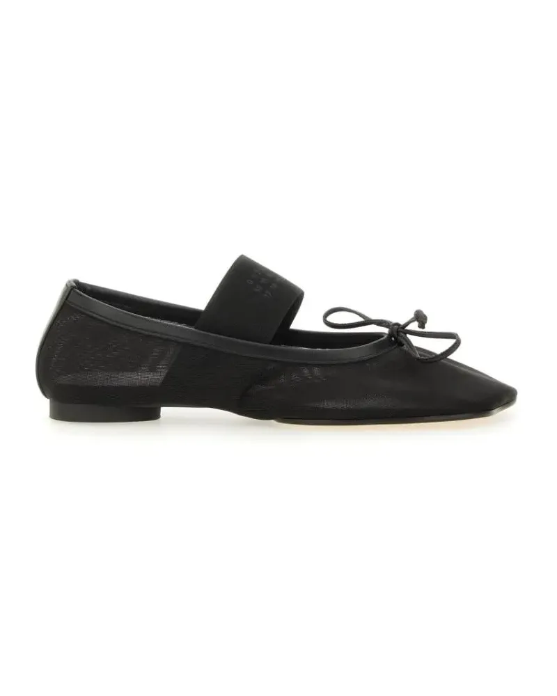 Maison Margiela Numeric Anatomic" Dancer Flats schwarz Schwarz