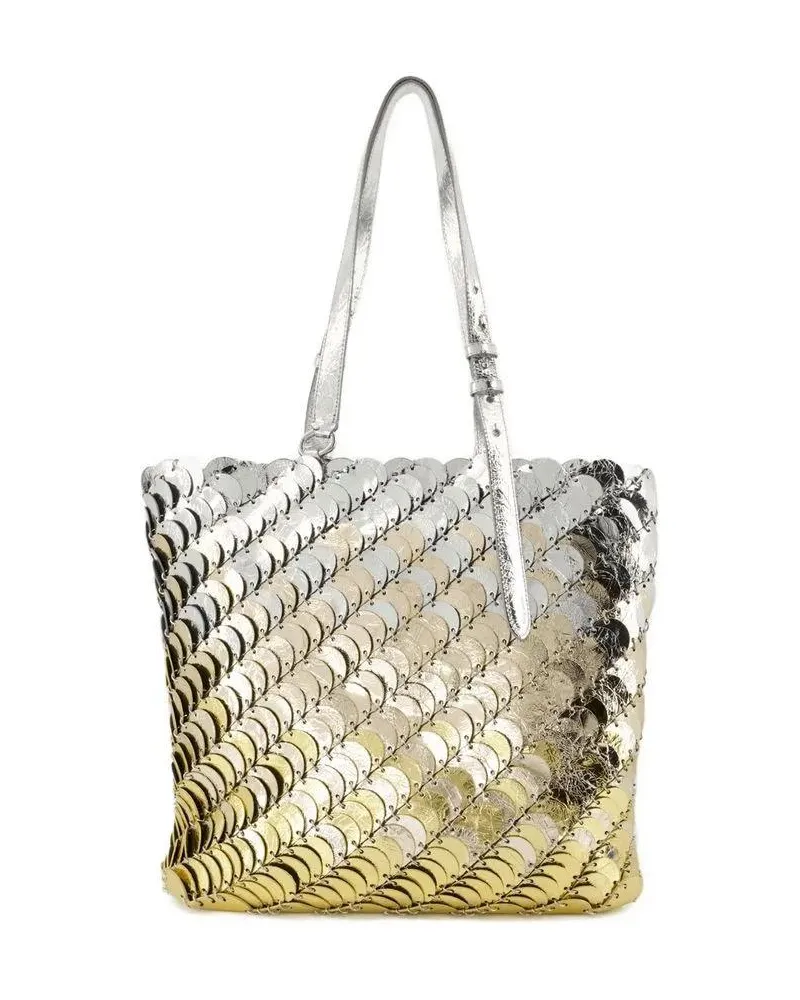 Paco Rabanne Shopper & Totes Shoulder Bag - Leather - Gold goldfarben 