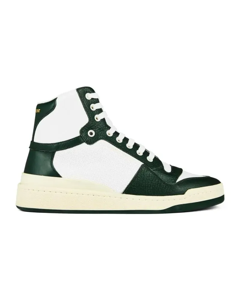 Saint Laurent Low-Top Sneaker Sl/24 Logo Mid-Top Sneakers weiß Weiß