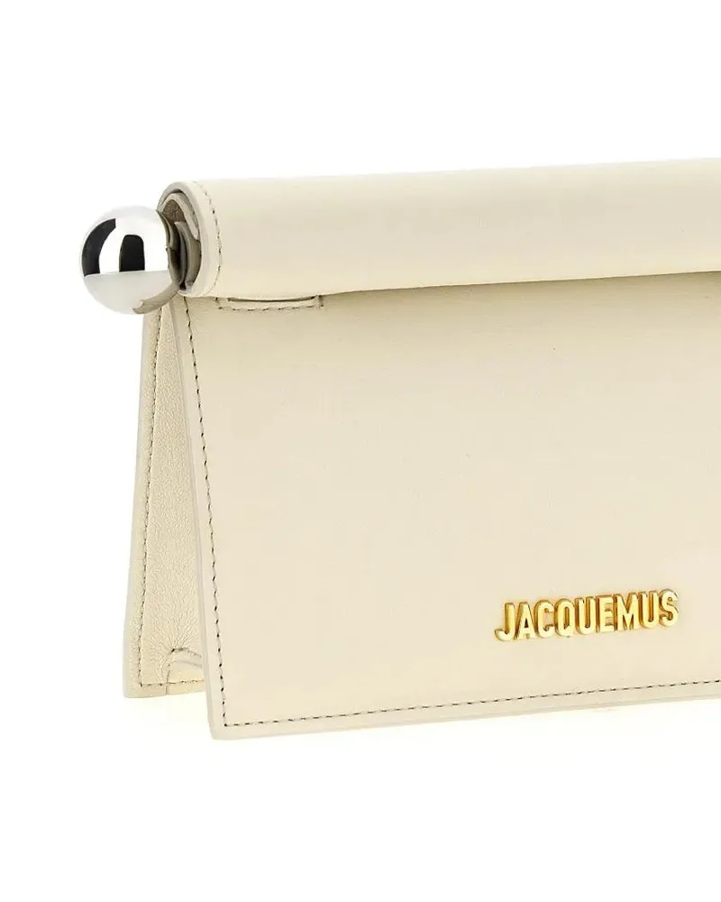 Jacquemus Clutches La Petite Pochette Rond Carré' Clutch beige Beige