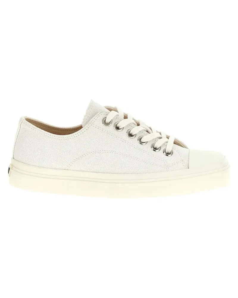 Moschino Low-Top Sneaker Canvas Sneakers weiß Weiß