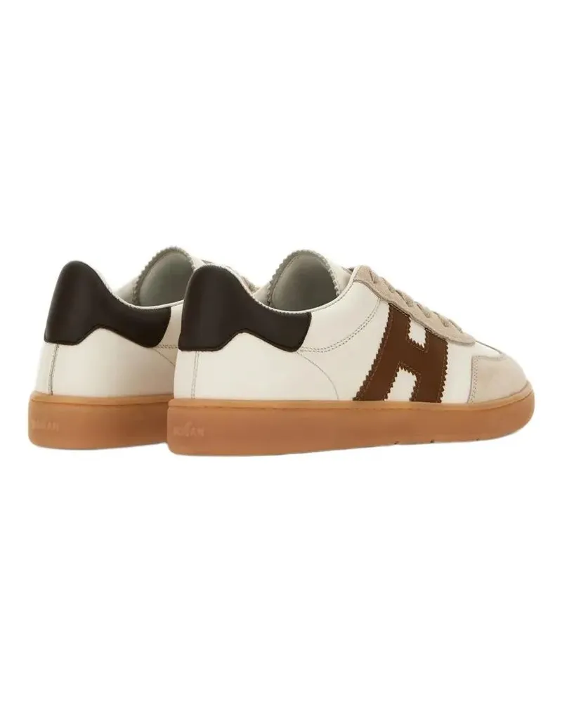 Hogan Low-Top Sneaker Low-Top Sneakers With Beige Suede Toe Cap braun Braun