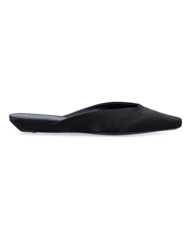 Loulou Studio Slipper & Pantoletten Pointed Toe Mules With Angled Heel schwarz Schwarz