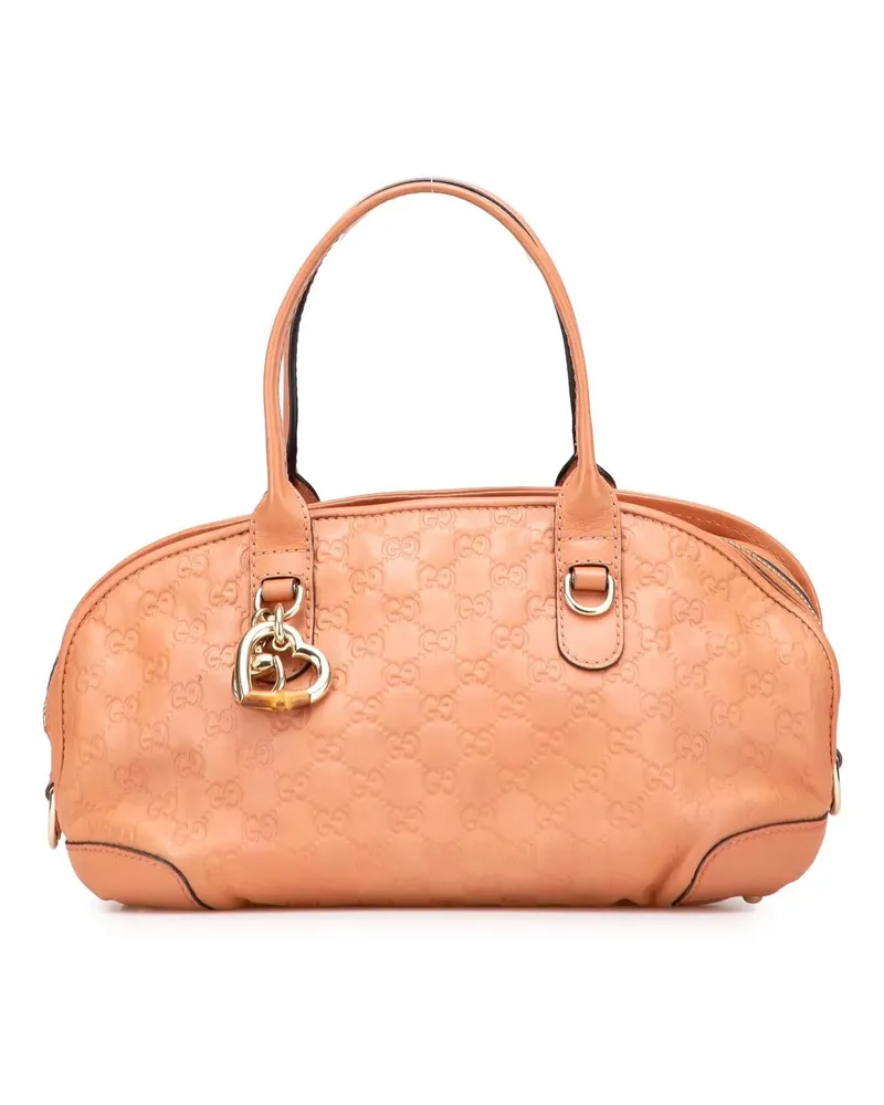 Gucci Hobo Bags ssima Heart Bit Satchel orange Orange