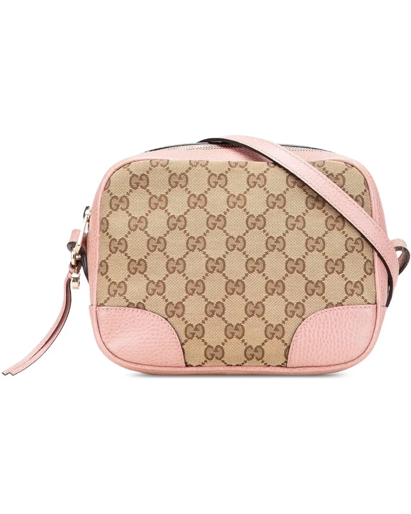Gucci Hobo Bags GG Canvas Bree Crossbody braun Braun