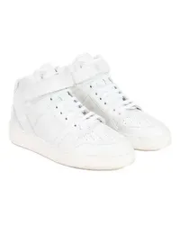 Saint Laurent Sneakers Optical White Leather Jefferson Sneakers Weiß