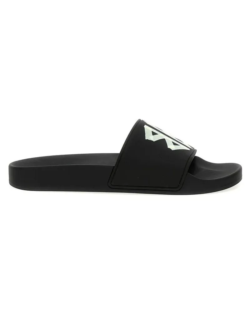 Balenciaga Sandalen 'Pool Slide' Sandals schwarz Schwarz