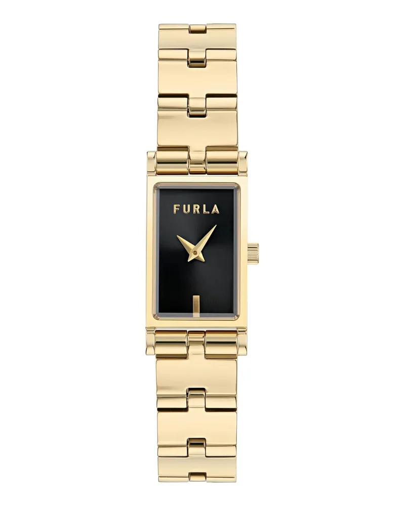Furla Uhr Quarz-Analoguhr  Baguette New gold Gold