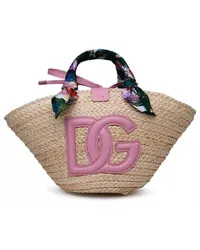 Dolce & Gabbana Totes Beige Straw Bag Beige