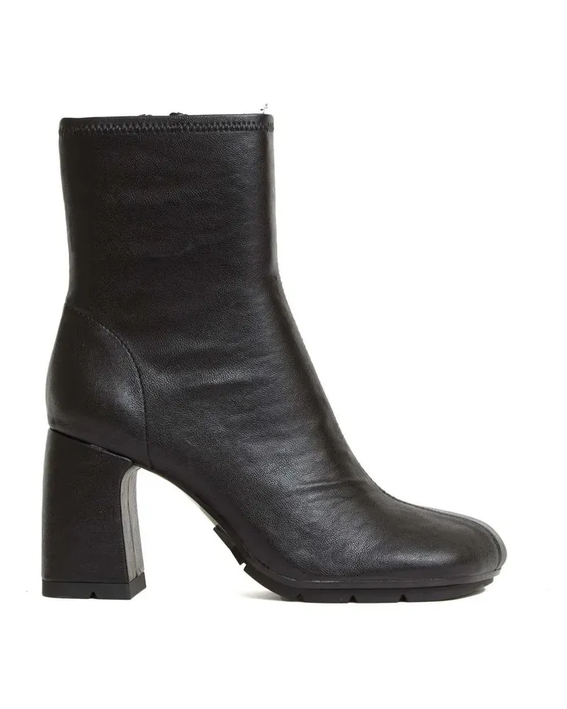 ash Stiefel Streamlined Nappa Leather Ankle Boots schwarz Schwarz
