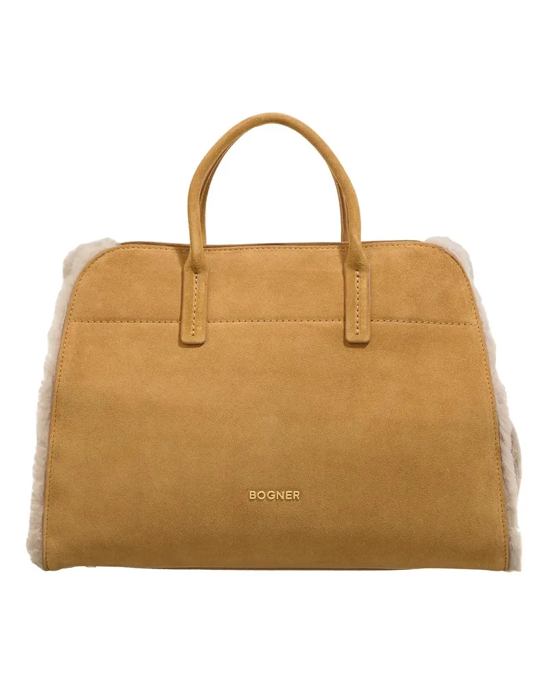 Bogner Satchel Bag Banff Frisé Tonina Handbag Lho Braun